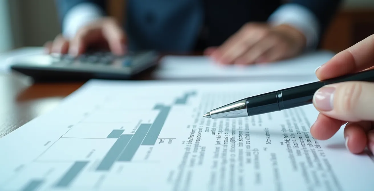 Scène de négociation professionnelle entre transporteur et client autour de documents contractuels